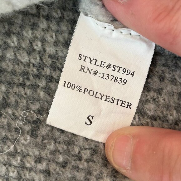 ALTAR’D STATE Leopard Print Oversized Crewneck Sweater Size Small - Picture 8 of 12